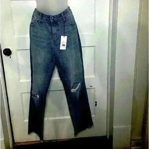 Jelly Jeans Size 9 Raw Hem Boutique Brand NWT